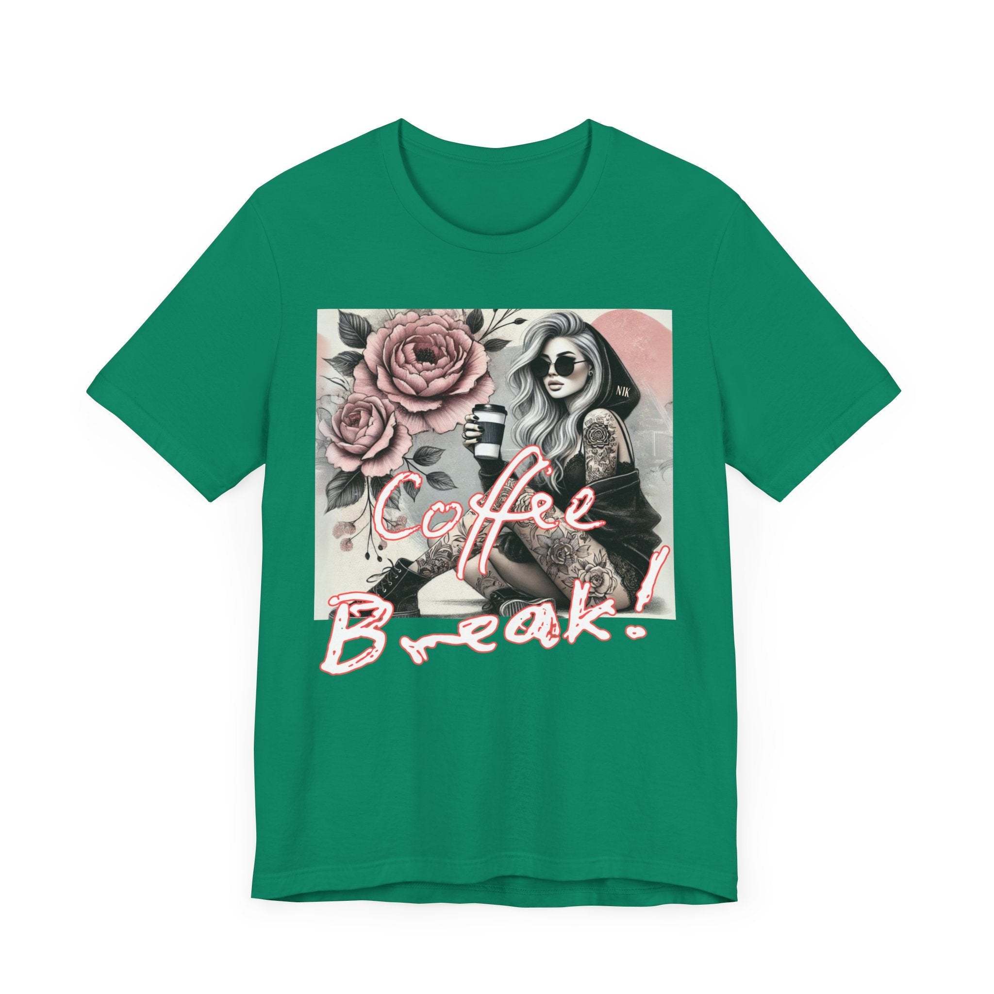 Coffee Break Unisex Jersey Short Sleeve Tee